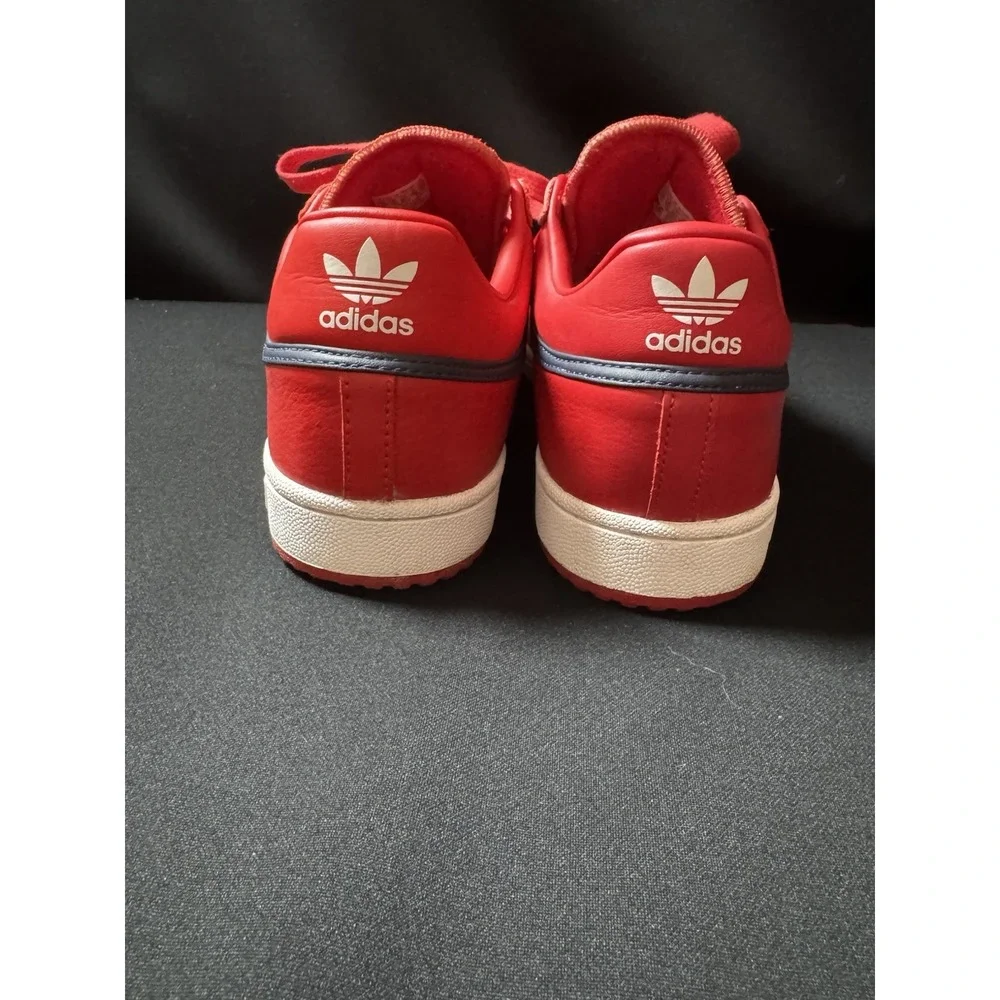 adidas Originals Top Ten Low FY2893 Red White Leather Sneakers Men's Size 12